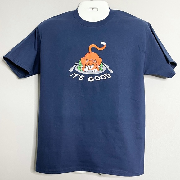 T-SHIRT HELL “It’s Good” Men’s Classic Heavyweight Short Sleeve Tee Shirt - Picture 1 of 5